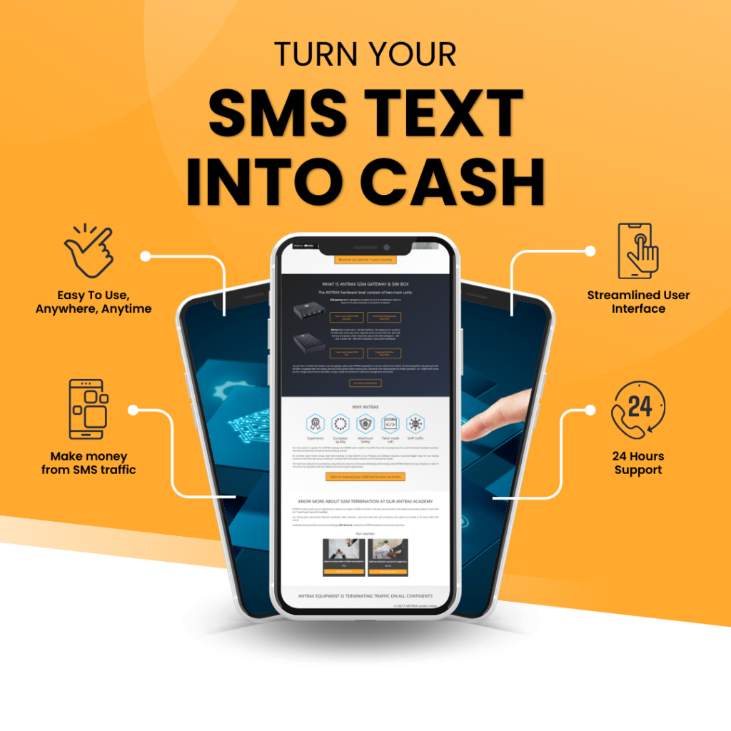 TURN YOUR SMS TEXT INTO CASH